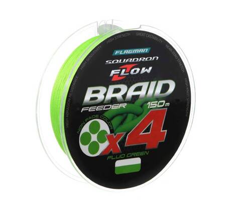 Flagman Squadron Flow Braid Fluo Green 150m