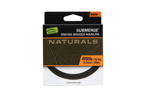 Fox EDGES Naturals Submerge 45lb 0.25mm 300m