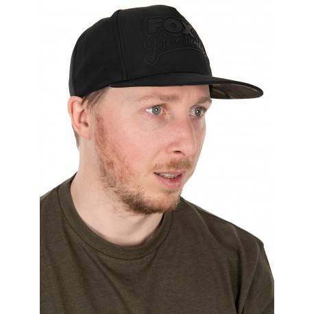 Fox Flat Peak Snapback Hat Black Camo