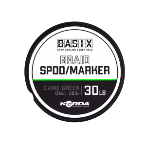 Korda Basix Spod / Marker Braid Camo Green 30lb 200m