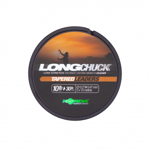 Korda Long Chuck Tapered Leaders 12-30lb 0.30-0.47mm 5x10m