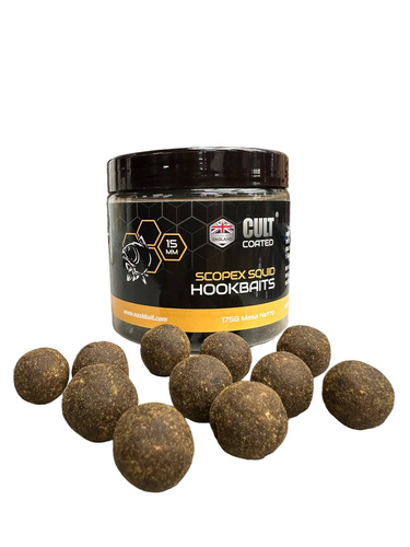 Nash Scopex Squid Cult Coated Hookbaits 15mm