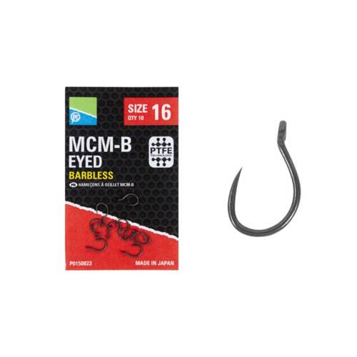 Preston MCM-B Hooks Eyed size 12