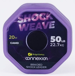 RidgeMonkey Shock Weave Braided Shockleader 50lb 20m