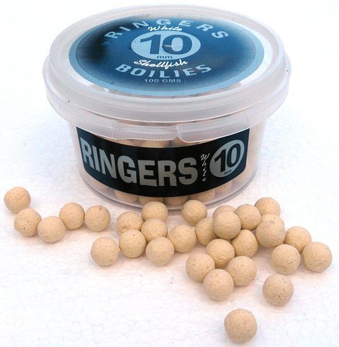 Ringers Shellfish White Boilies 8 mm