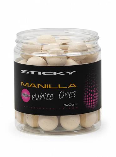 Sticky Baits Manilla White Ones Pop Ups 16mm