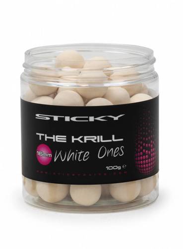 Sticky Baits The Krill White Ones Pop Ups 16mm