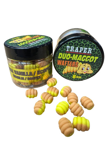 Traper Duo Maggot Wafters Wanilia Scopex 8mm