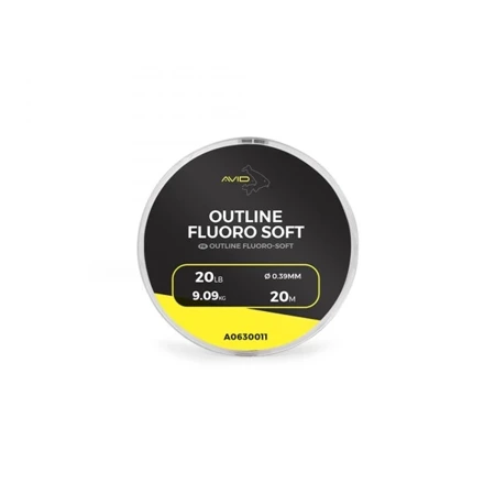 Avid Outline Fluoro Soft 20lb 0.39mm 20m