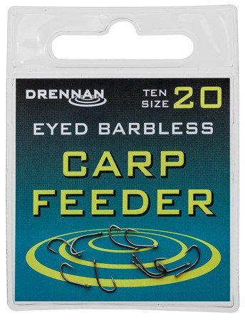 Drennan Eyed Barbless Carp Feeder size 12 - Haczyki 10szt.