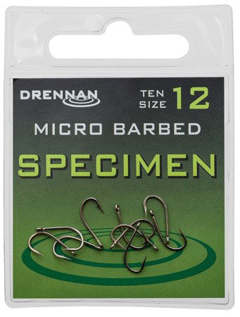 Drennan Specimen Micro Barbed size 16 - Haczyki 10szt.