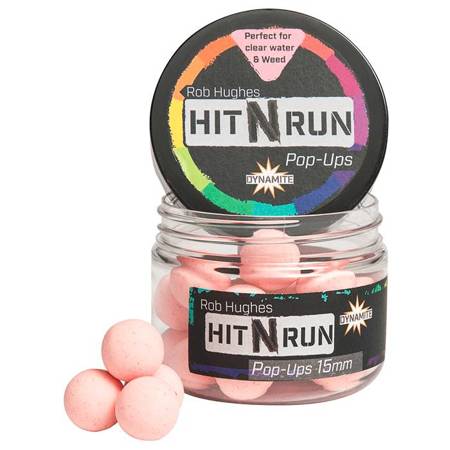 Dynamite Baits Hit N Run Pop Up Pink 15mm