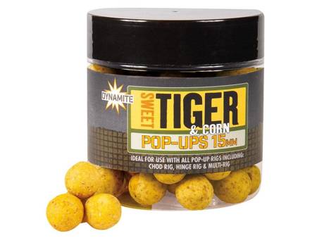 Dynamite Baits Sweet Tiger & Corn Pop Ups 15mm