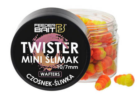 Feeder Bait Twister Mini Ślimak Wafters Czosnek & Śliwka 10/7mm