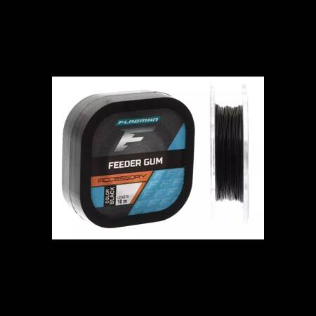 Flagman Accessory Feeder Gum Black 1mm 10m FGB1010