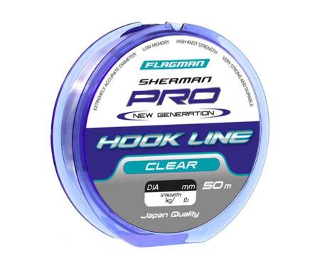 Flagman Sherman Pro Hook Line Clear 50m