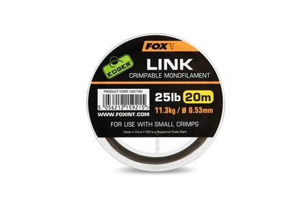 Fox Edges Link Trans Khaki Mono 25lb 20m