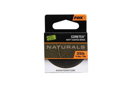 Fox Edges Naturals Coretex Matt Coated Braid 35lb 20m