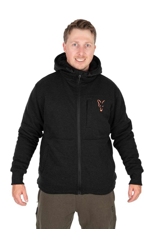 Fox Sherpa Jacket Black & Orange