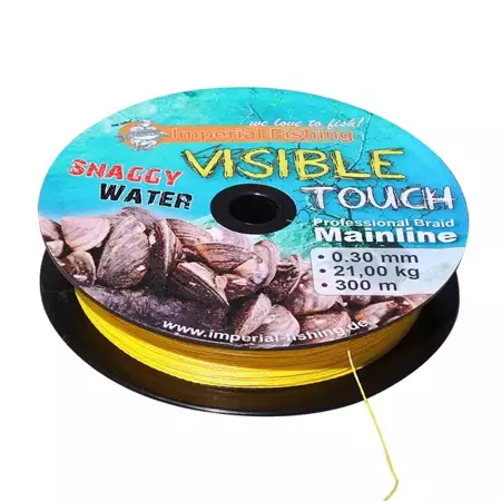 Imperial Baits Visible Touch Yellow Snaggy Water 0.30mm 300m