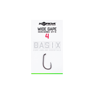 Korda Basix Wide Gape Micro Barbed size 4