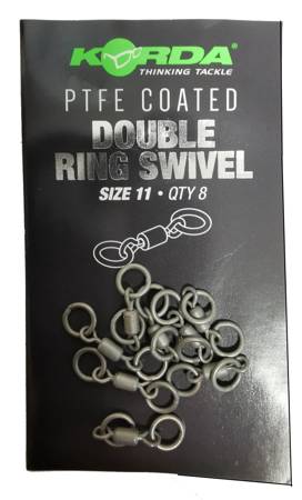 Korda PTFE Double Ring Swivel size 11