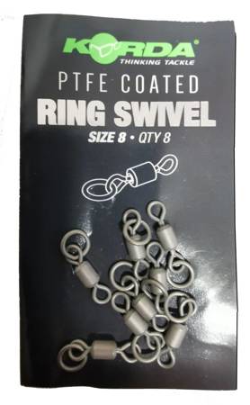 Korda PTFE Ring Swivel size 8