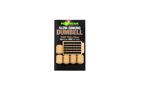 Korda Slow Sinking Dumbell Fishy Fish 12mm