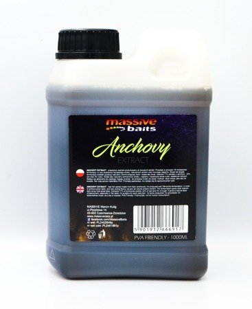 Massive Baits Anchovy Extract Liquid 1000ml