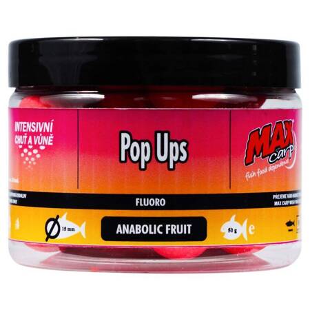 Max Carp Anabolic Fruit Pop Up Fluoro 15mm 50gr