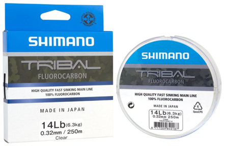 Shimano Tribal Carp Fluorocarbon 250m 16lb Clear