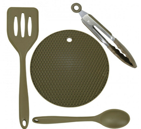 Trakker Armolife 4 picece Silicone Utensil Set