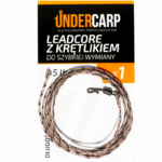 Undercarp Leadcore z krętlikiem do szybkiej wymiany 45 lbs 100 cm brązowy 1 szt.