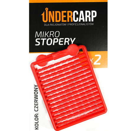 Undercarp Mikro stopery - czerwone