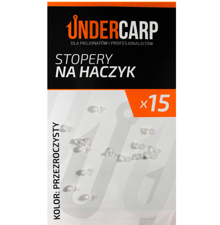 Undercarp Stopery na haczyk - przezroczyste