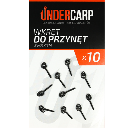 Undercarp Wkręt do przynęt z kółkiem 8mm